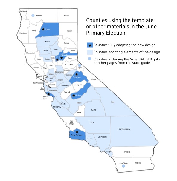 Map showing the counties. See the report, page 18, for the full list. 