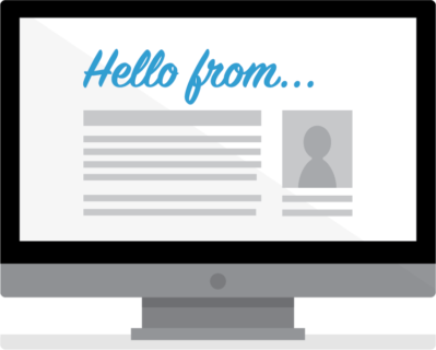Hello from.. (news post)